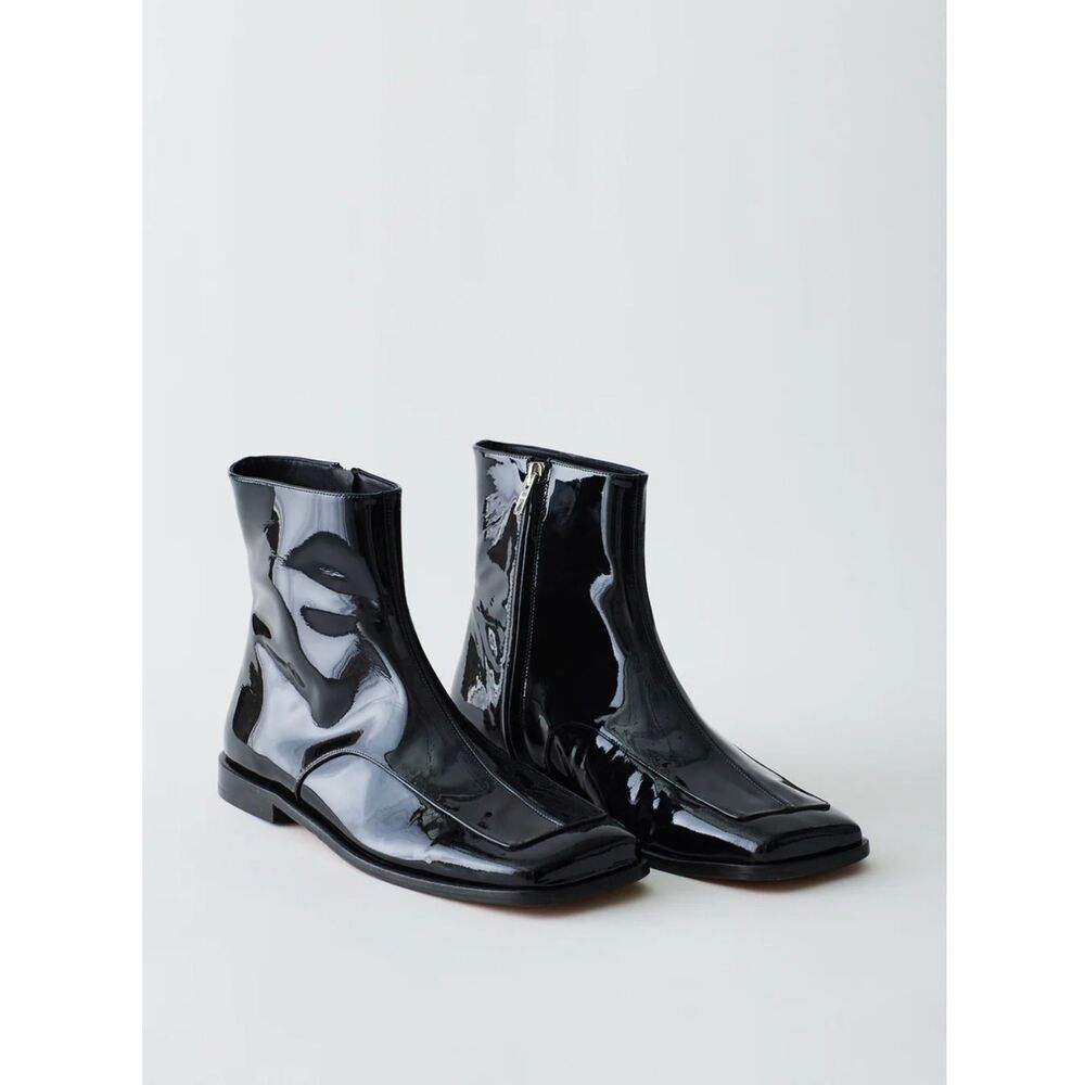 Tibi Patent Mario Boots 40